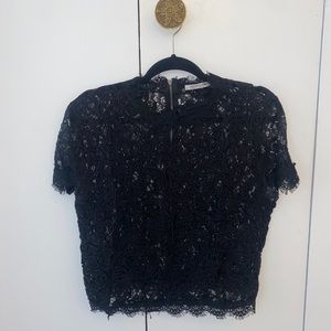Zara lace tshirt